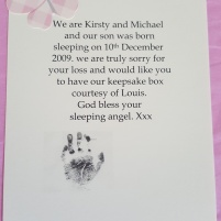 Message from Kirsty & Michael